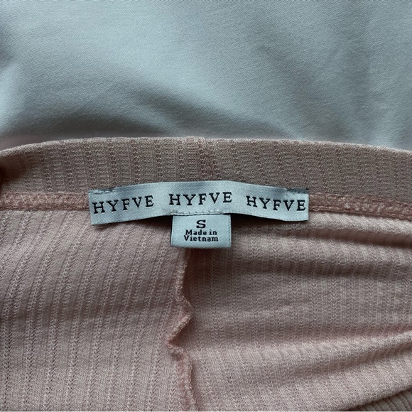 Light pink ribbed lounge shorts - Picture 6 of 7